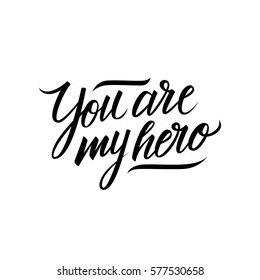 694 You my hero vector Images, Stock Photos & Vectors | Shutterstock