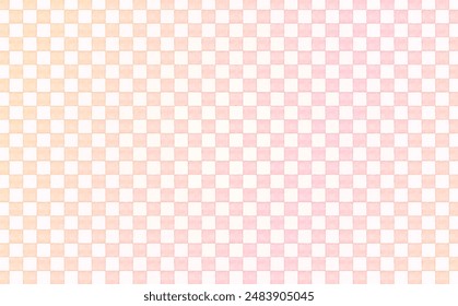 Handwritten pink checkerboard background pattern