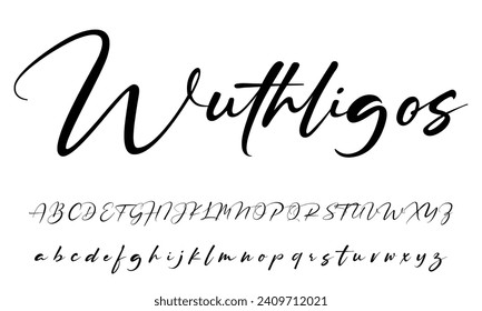 Handwritten Signature Editable Text Effect Template