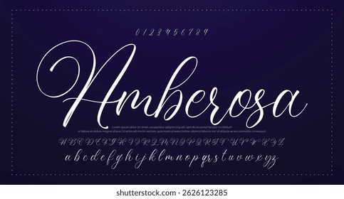 Modelo de efeito de texto editável de assinatura manuscrita 