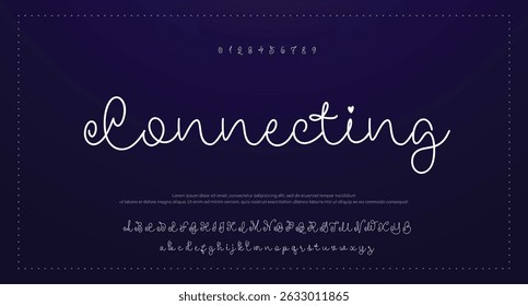 Handwritten Signature Editable Text Effect Template