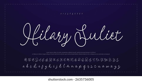 Handwritten Signature Editable Text Effect Template 