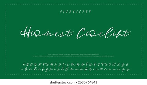 Handwritten Signature Editable Text Effect Template 