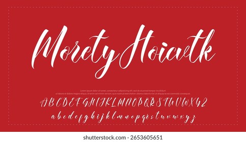Handwritten Signature Editable Text Effect Template 