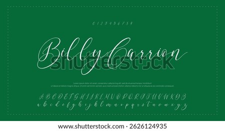 Handwritten Signature Editable Text Effect Template 