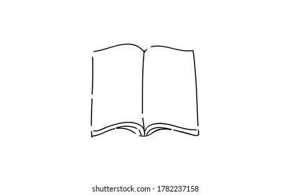 Handwritten simple icon illustration: note