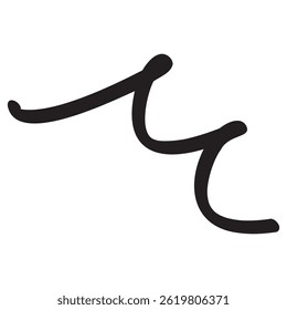 Handwritten surprise or shock mark. 1 piece.