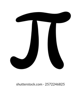 Handwritten symbol Pi Number pi mathematical constant