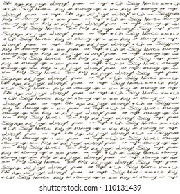 Handwritten Text Stock Vector (Royalty Free) 110131439 | Shutterstock