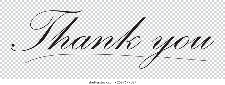  handwritten thank you note vector 