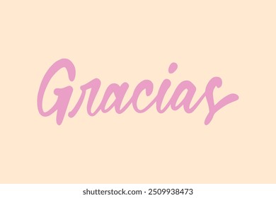 Handwritten Thank you lettering for greeting, colorful typography, lettering collection