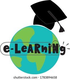 Hand-written vector illustration for distance education. EPS 10.