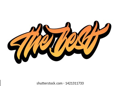  handwritten vector lettering design. Vector calligraphy illustration isolated. Typography for banners, badges, postcard, t-shirt, prints, posters.
