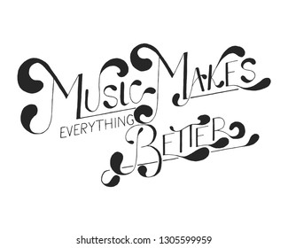 Handwritten vector lettering phrase.