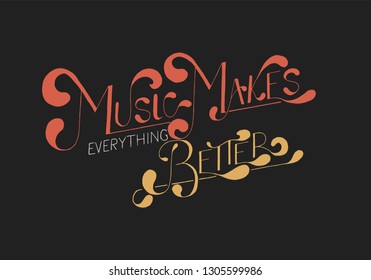 Handwritten vector lettering phrase.