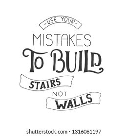 Handwritten vector lettering phrase.