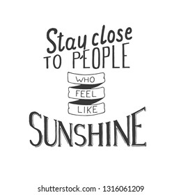 Handwritten vector lettering phrase.