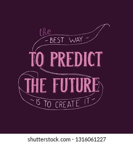 Handwritten vector lettering phrase.