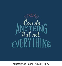 Handwritten vector lettering phrase.