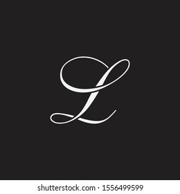 Handwritten Vector Logo Letter L. L Letter Design Vector