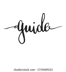 Handwritten vector word "Hello". Overlay text for logo, poster, banner, invitation, blog, billboard.