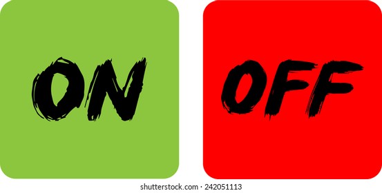 Handwritten words. Ink. Vector
