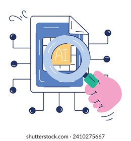 
Handy of AI Innovations Hand Drawn Illustrations 

