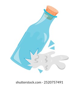 Práctico Paquete de Bebidas Lácteas Pegatinas Planas 

