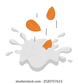 Handy Bundle of Dairy Drinks Flat Stickers 

