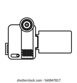 handy cam device isolated icon vector illustration design