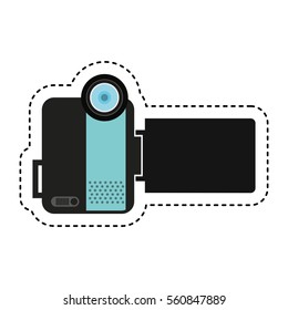 handy cam device isolated icon vector illustration design