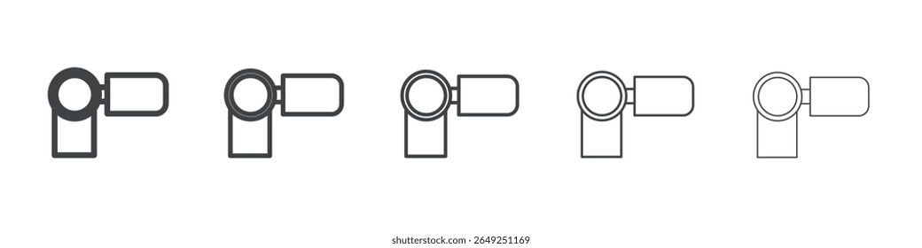 Handy Cam Icon simple illustration collection symbol