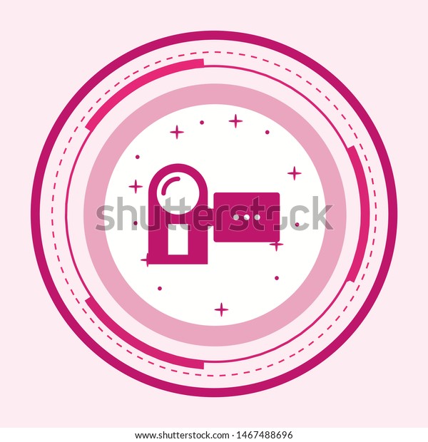 Vector De Stock Libre De Regalias Sobre Handy Cam Icon Trendy Style Isolated