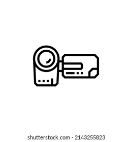 handy cam vector icon. computer component icon outline style. perfect use for logo, presentation, website, and more. simple modern icon design line style