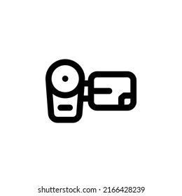 handy cam vector icon. computer component icon outline style. perfect use for logo, presentation, website, and more. simple modern icon design line style
