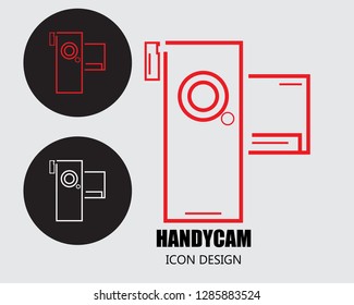 Handy Cam Vector Icon Sign Icon Vector Illustration For Personal And Commercial Use Trendy Icon