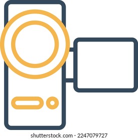 Handy cam Vector Icon which is suitable for commercial work and easily modify or edit it
