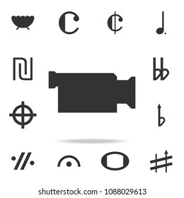 Handy Camicon. Detailed set of web icons and signs. Premium graphic design. One of the collection icons for websites, web design, mobile app on white background