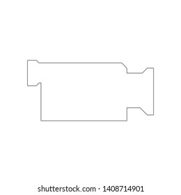 Handy Camicon. Element of web for mobile concept and web apps icon. Outline, thin line icon for website design and development, app development