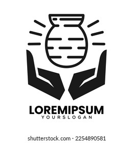 vector de diseño de logotipo artesanal