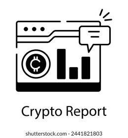 Mano de iconos lineales de criptomoneda 

