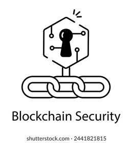 Handy of Cryptocurrency Linear Icons 

