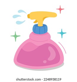 A handy design of shower bottle, flat sticker 