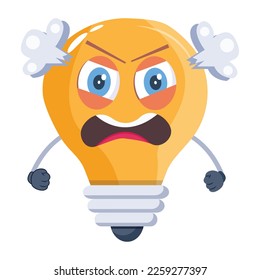 Un práctico diseño plano de luz furiosa 