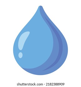 A handy flat icon design of drop 