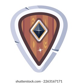 A handy flat icon of safety guard 