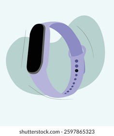 A handy flat icon of smartwatch. Smart watch device.