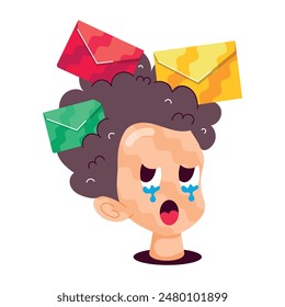 Prácticas pegatinas planas del servicio postal 

