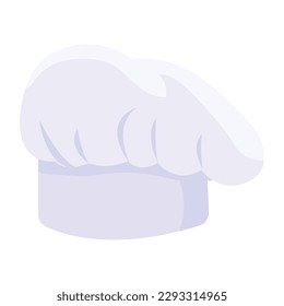 A handy flat vector of chef hat 