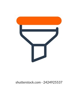 Handy Fuel Funnel for Refueling Vector Icon Illustration